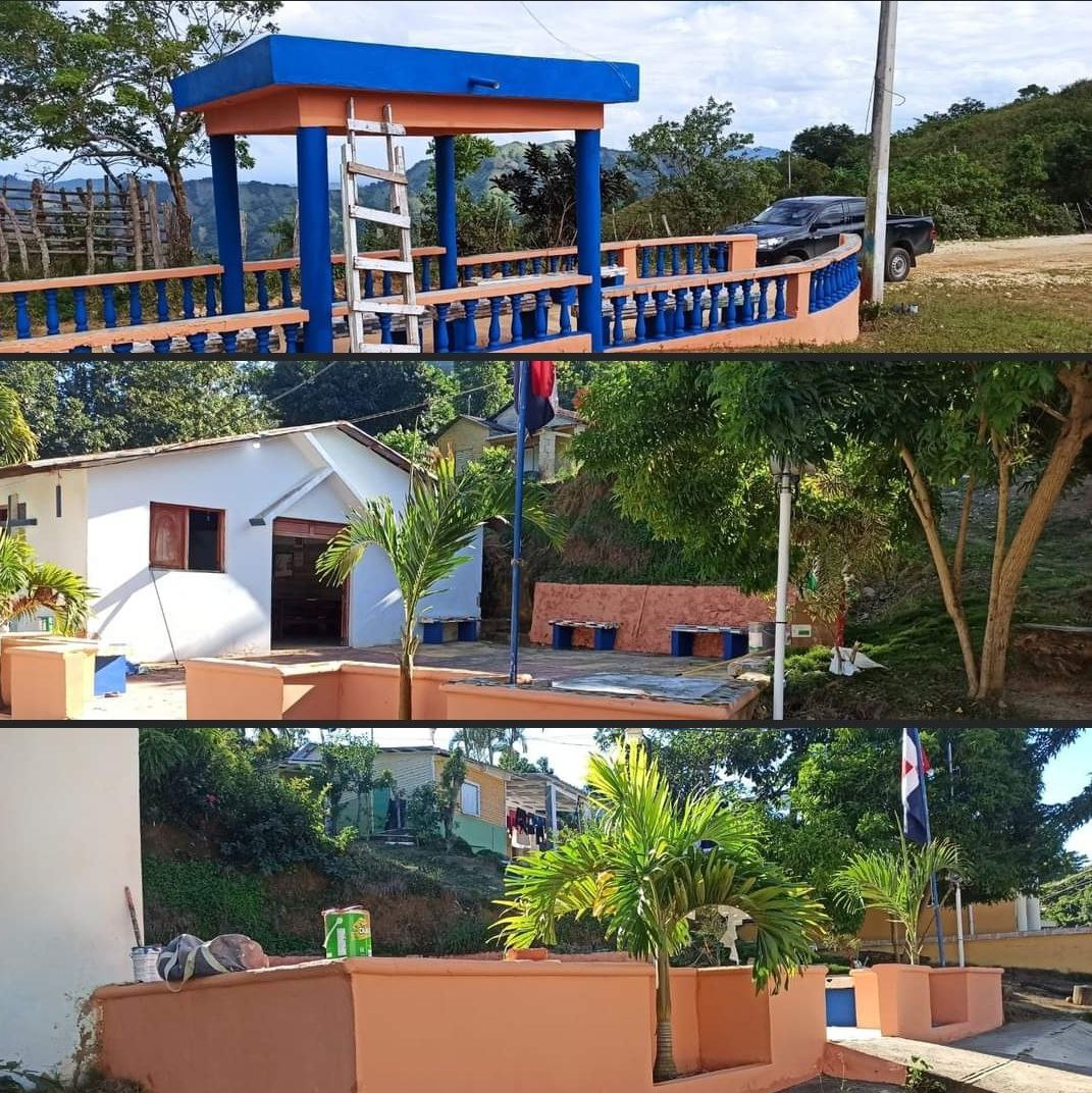 El alcalde Adalberto Ramirez ordena pintar todos parques del Municipio de Altamira